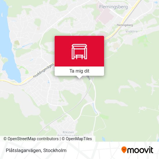 Plåtslagarvägen karta