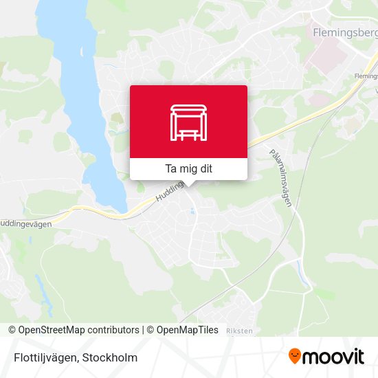 Flottiljvägen karta