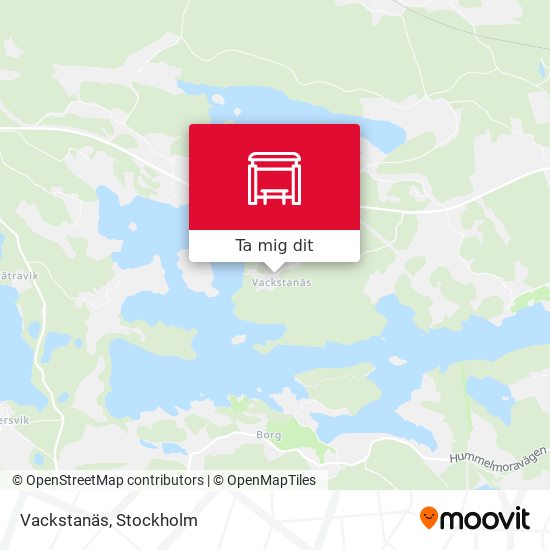 Vackstanäs karta