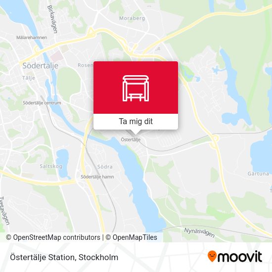 Östertälje Station karta