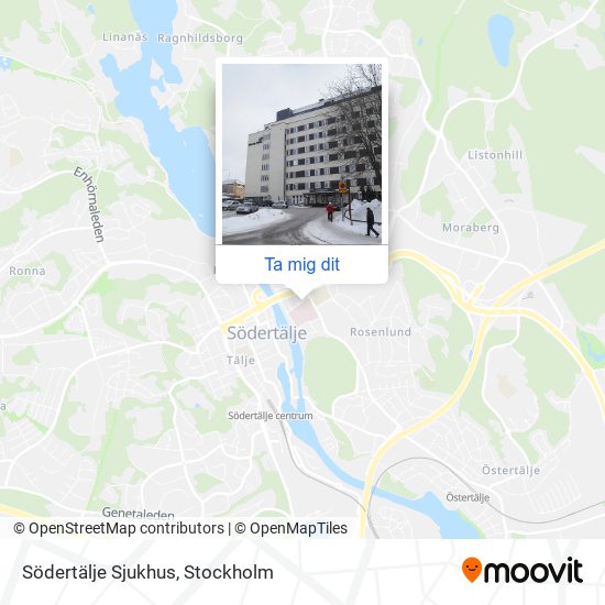 Södertälje Sjukhus karta