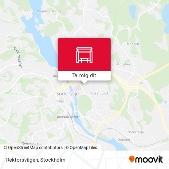 Rektorsvägen karta