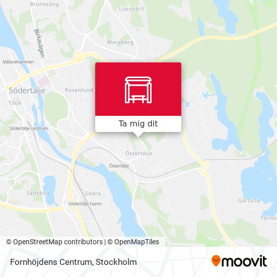 Fornhöjdens Centrum karta