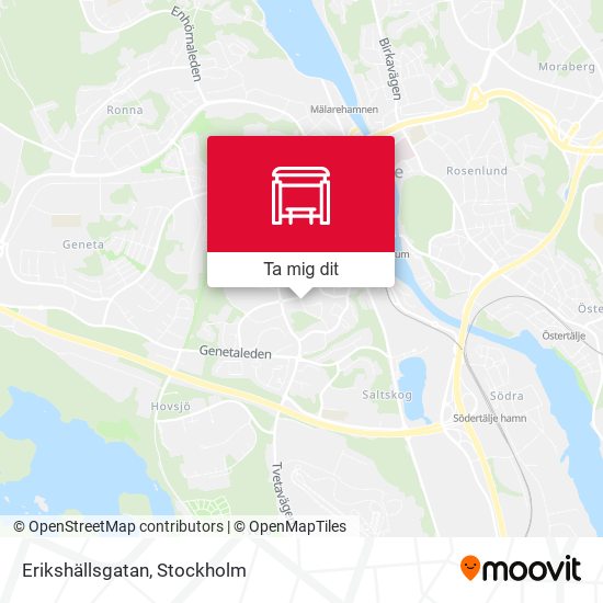 Erikshällsgatan karta