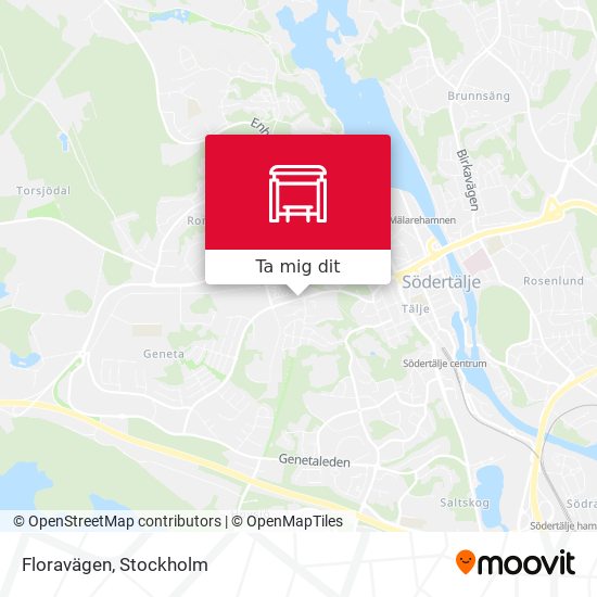 Floravägen karta