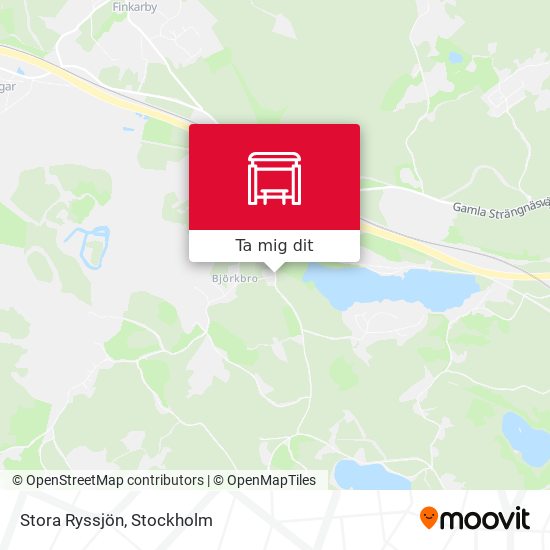 Stora Ryssjön karta