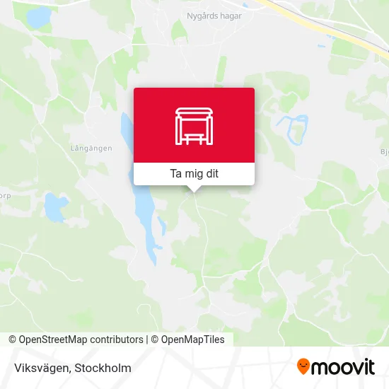 Viksvägen karta