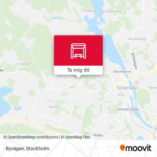 Byvägen karta