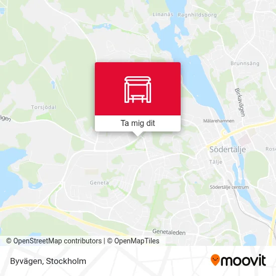 Byvägen karta
