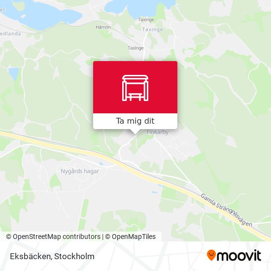 Eksbäcken karta