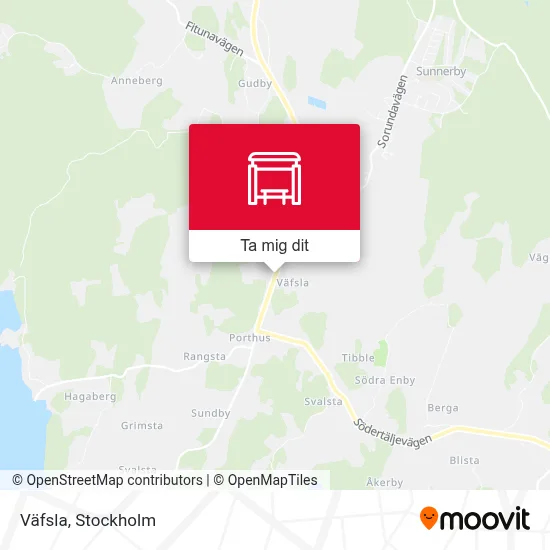 Väfsla karta