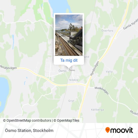 Ösmo Station karta