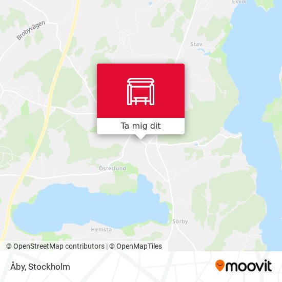 Åby karta