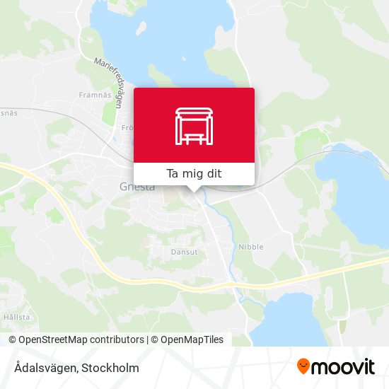 Ådalsvägen karta