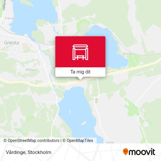 Vårdinge karta