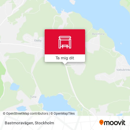 Bastmoravägen karta