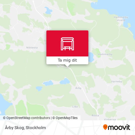 Årby Skog karta