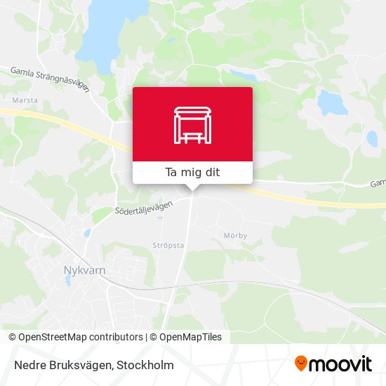 Nedre Bruksvägen karta