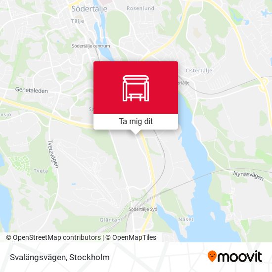 Svalängsvägen karta