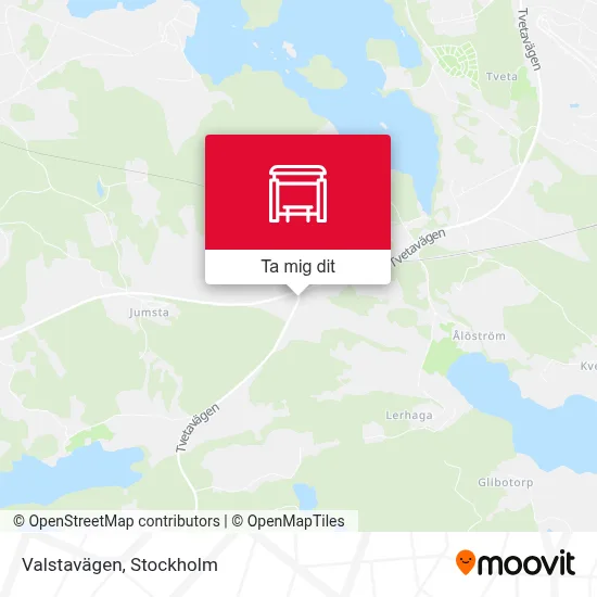 Valstavägen karta