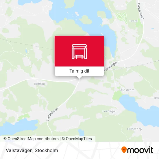 Valstavägen karta