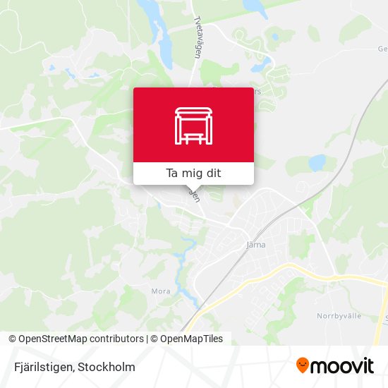 Fjärilstigen karta