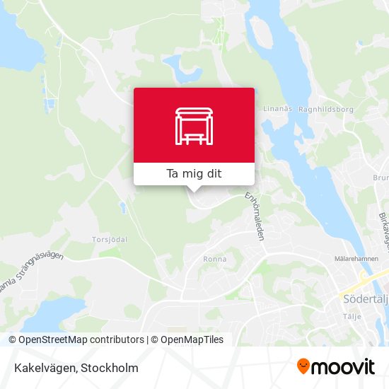 Kakelvägen karta