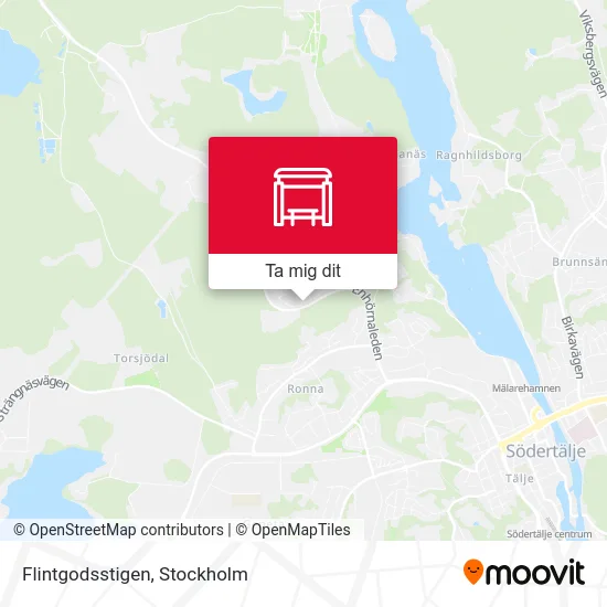 Flintgodsstigen karta