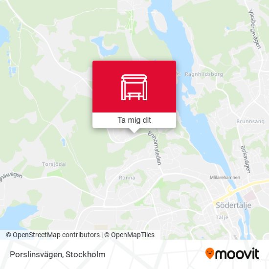 Porslinsvägen karta
