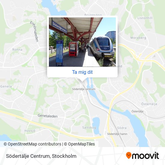 Södertälje Centrum karta