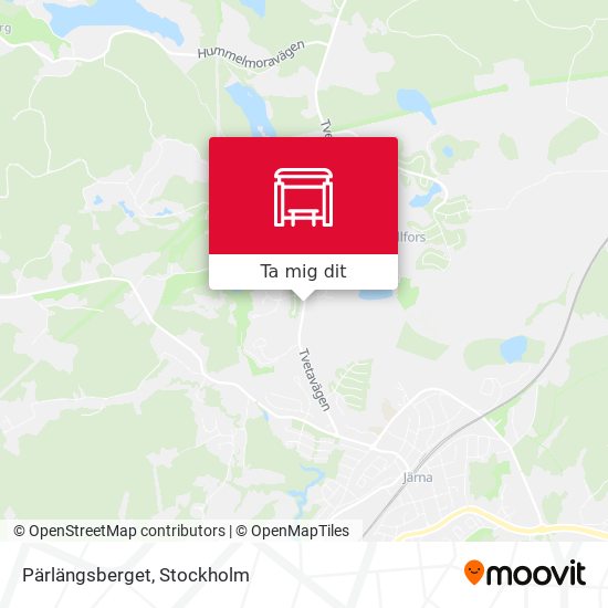 Pärlängsberget karta