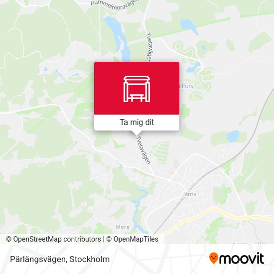 Pärlängsvägen karta