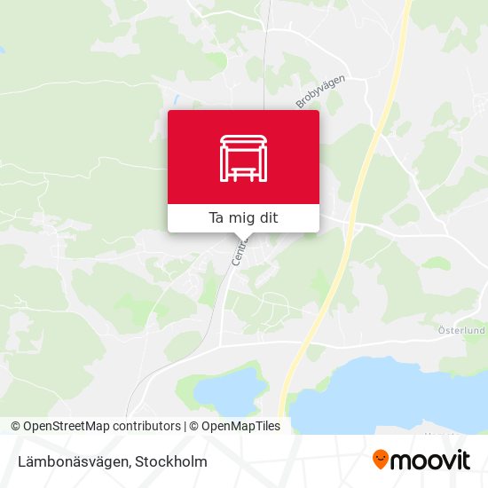 Lämbonäsvägen karta
