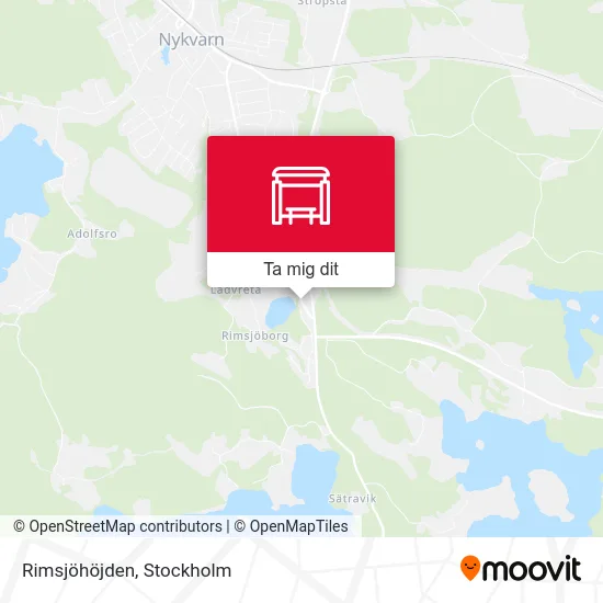 Rimsjöhöjden karta