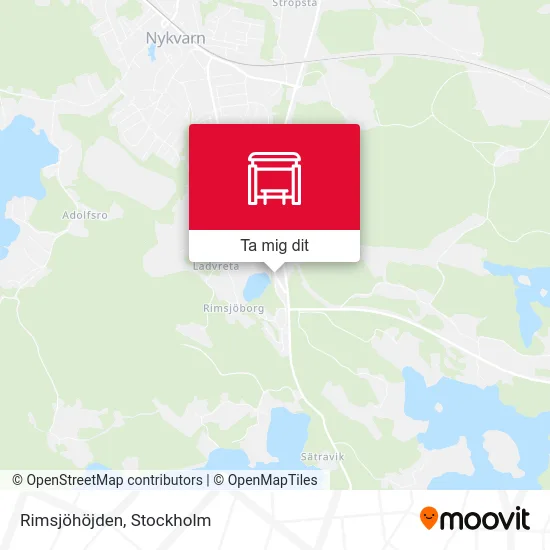 Rimsjöhöjden karta