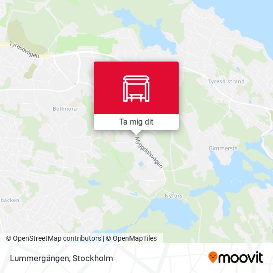 Lummergången karta