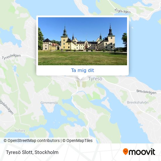 Tyresö Slott karta