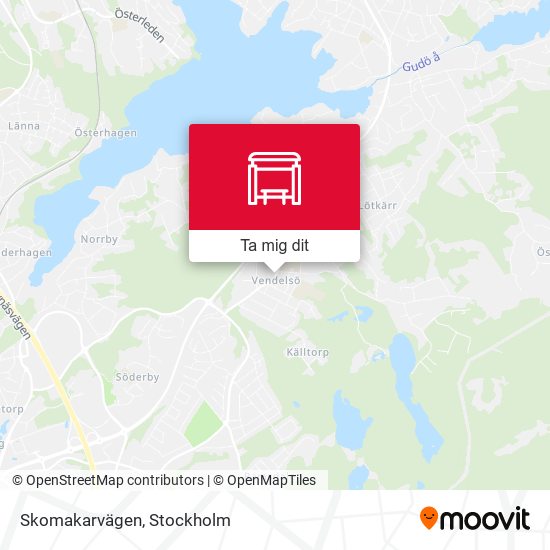 Skomakarvägen karta