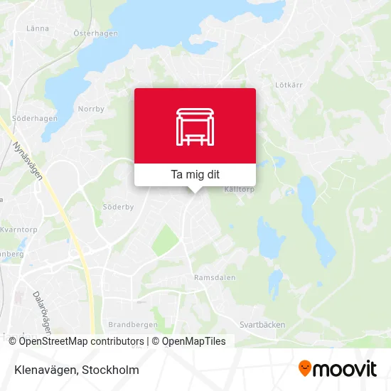 Klenavägen karta