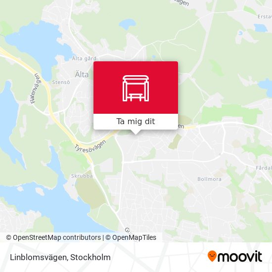 Linblomsvägen karta