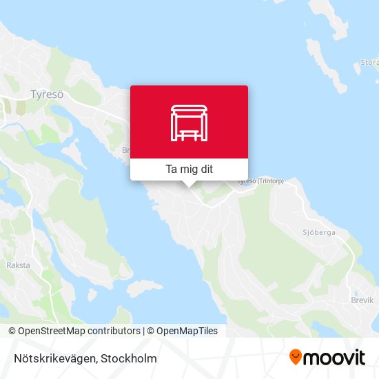 Nötskrikevägen karta