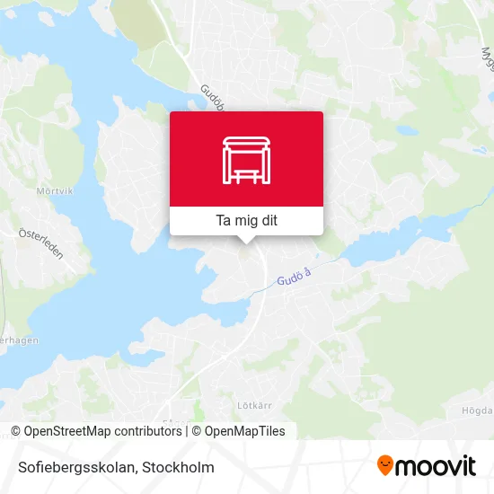 Sofiebergsskolan karta