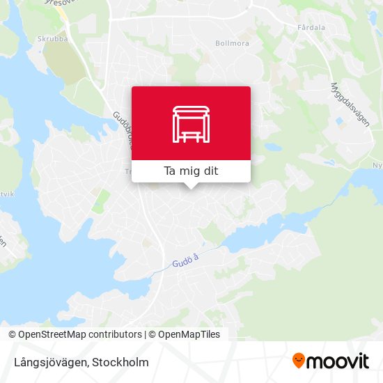 Långsjövägen karta