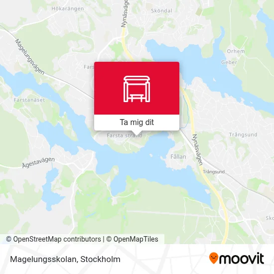 Magelungsskolan karta