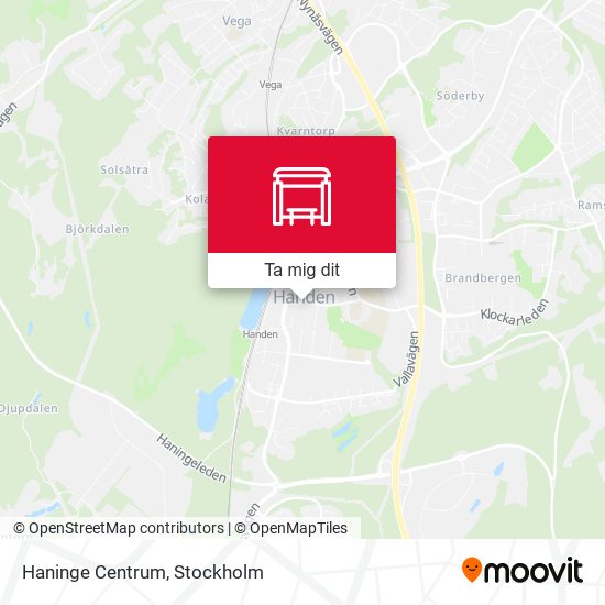 Haninge Centrum karta