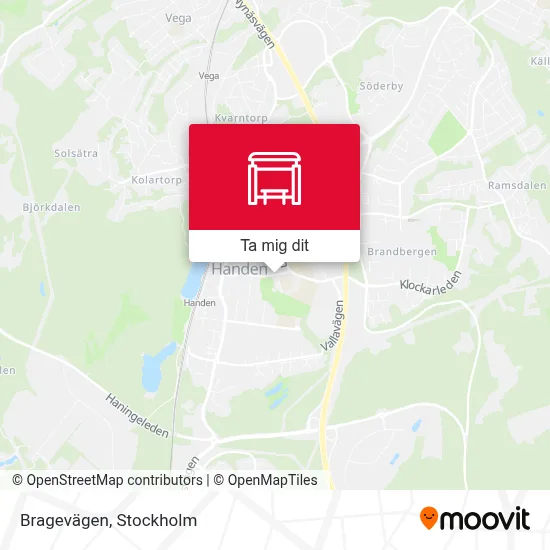 Bragevägen karta