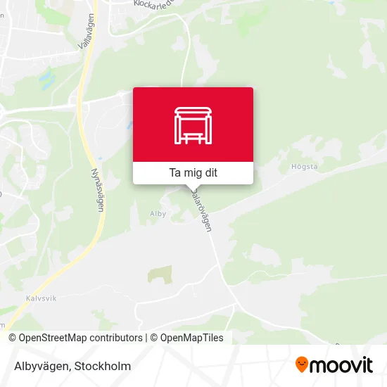 Albyvägen karta