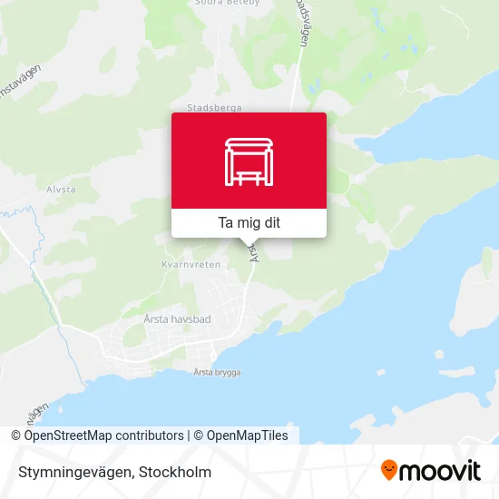 Stymningevägen karta