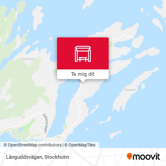 Långuddsvägen karta