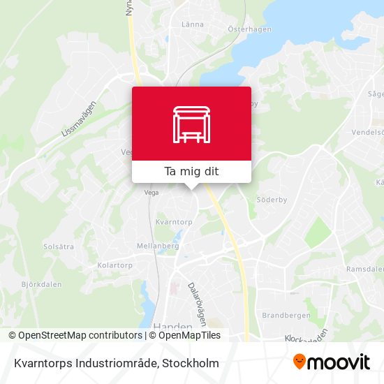 Kvarntorps Industriområde karta